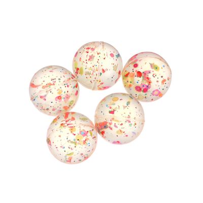 Hemoton 5pcs Rubber Jumping Transparent Fruit-Themed Bouncy Toys for Boy Girl for Parties and Learning Activities Safe and Fun for Boys and Girls