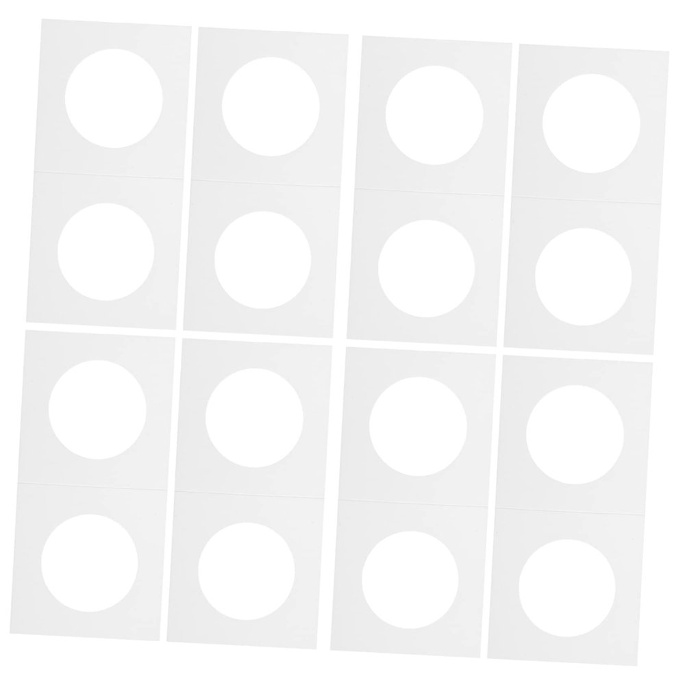 Angoily 400pcs Coin Holder Cardboard Flips for Coin Collecting Supplies Protective Sleeves