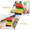 SUPVOX 5pcs Throwing Sandbag Beanbags Small Bag Toss Game Outdoor Throwing Game Bean Bags Throwing Party for Catch Number Colorful Beanbag Game Canvas view 3
