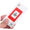 Hemoton 2sets Travel Mahjong Cards Chinese Style Portable Mahjong Playing Cards Dice for Fun Game Easy to Carry and Travel Enthusiasts view 4
