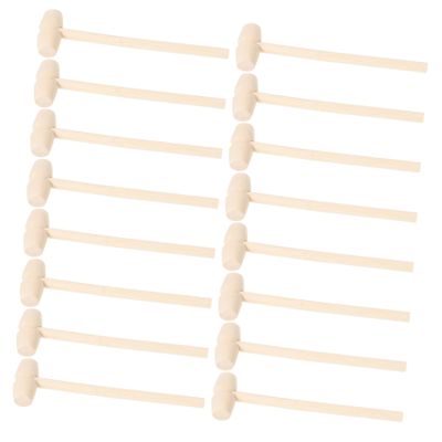 Healifty 50pcs Miniature Wooden Hammer for Boy Girl Safe Boy Girl Hammer Toys for Creative Play and Educational Crafts Ergonomic Design for Small Hands Imaginative Fun Boy Girl-safe