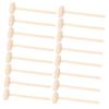 Healifty 50pcs Miniature Wooden Hammer for Boy Girl Safe Boy Girl Hammer Toys for Creative Play and Educational Crafts Ergonomic Design for Small Hands Imaginative Fun Boy Girl-safe view 1
