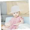 ABOOFAN 5pcs DIY Straw Hats Set for Kids Blank Painting Craft Hats Fun Dress Up Accessories for Toddlers for Arts and Crafts Projects Birthday Parties and Outdoor Activities view 4