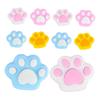Angoily 10pcs Bulk Mini Erasers Cat Paw Shape Erasers for School Classroom Office Student Supply Portable view 1