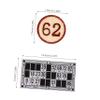 Hemoton Wooden Bingo Card Game Family Board Game Bingo Chess Toy Russian Logical Toy view 2