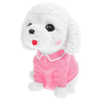 Abaodam Dog Coin Bank Sturdy PVC Adorable Animal Shape Coin Saving Jar for Boys and Girls Dog Toys