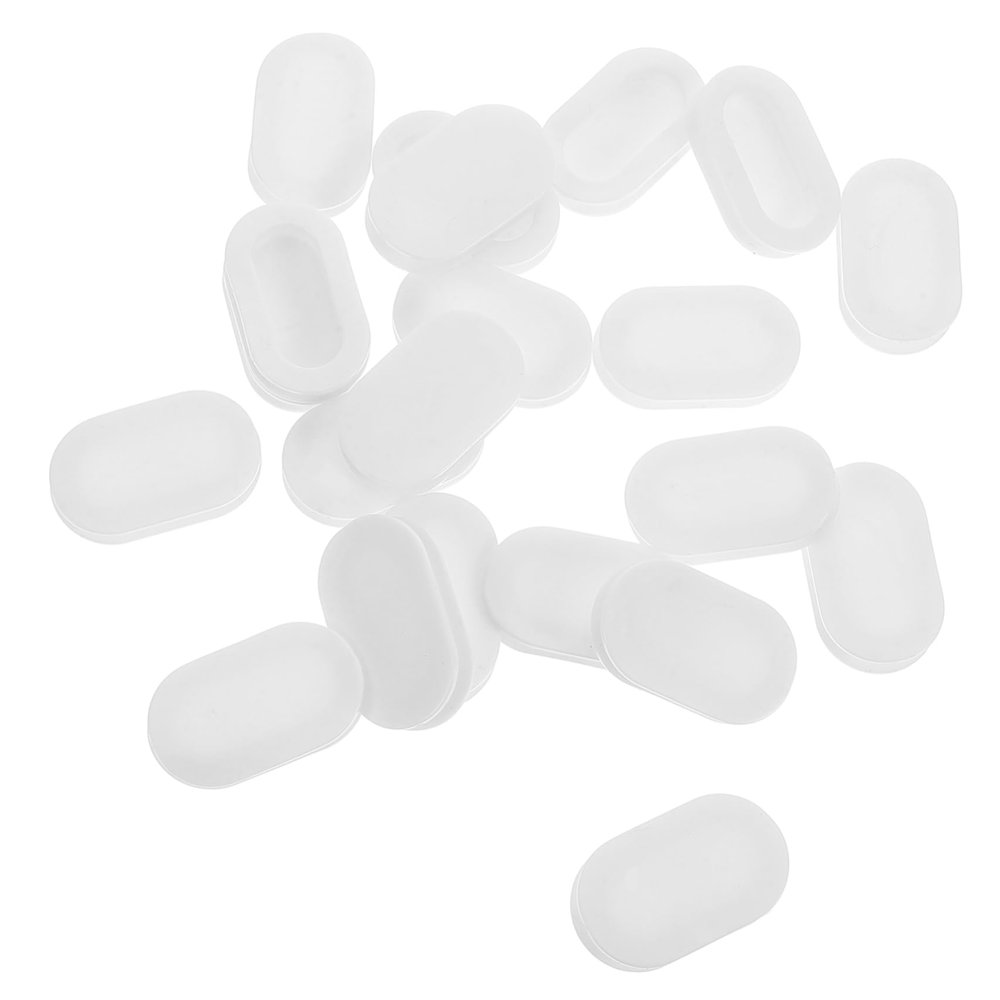 DECHOUS 20pcs Piggy Bank Bottom Plugs Silicone Jar Bottom Caps for Coin Bank Jar