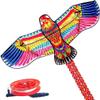 1.7m Phoenix Kite for Kids & Adults  Creative Red Phoenix Design with Kite Reel, 100m Line, Easy to Fly, for Beginners view 1