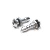 Aluminum Alloy Drainage Nozzle M6/M8 for Boat, with Silicone Hose Connector(M6) view 3