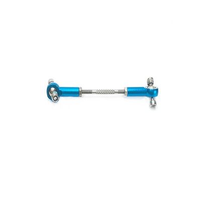 M3 Multi-Size Ball Joint Turnbuckle Threaded Rod Assembly for Model Linkage(Blue-95mm-110mm)