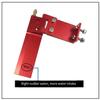 75mm CNC Machined Aluminum Suction Rudder with Low-Resistance Design for RC Boat view 2
