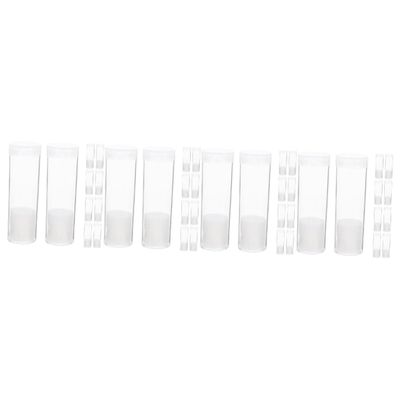 DOITOOL 40pcs Storage Tubes Lids for Collecting for All Collectibles for and Organization