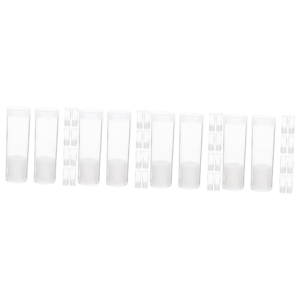 DOITOOL 40pcs Storage Tubes Lids for Collecting for All Collectibles for and Organization