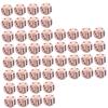 BESTonZON 72pcs Wooden Game Dice Standard Dice for Home and School Hand-Painted for Boys and Girls view 1