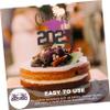OKUMEYR 10pcs Graduation Cake Toppers Paper Picks for Graduation Party Decorations Smooth Lightweight Easy to Insert for High School Celebrations view 3