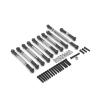 for MN D90 D91 D96 D99S for MN99S MN90 1/12 1/16 Tie Rod Steering Metal Linkage for Combo Kit RC Car Upgrade Accessories RC Car Upgrade Part(Black) view 1