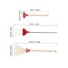 ibasenice 1set Miniature Dollhouse Bathroom Cleaning Kit Set Mop Broom and Toilet Plunger for Realistic Dollhouse Accessories and Home Decor view 2