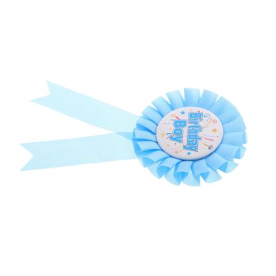 Abaodam Versatile Birthday Party Decorations Happy Birthday Button Pins Tinplate Rosette Badge Award for Celebration