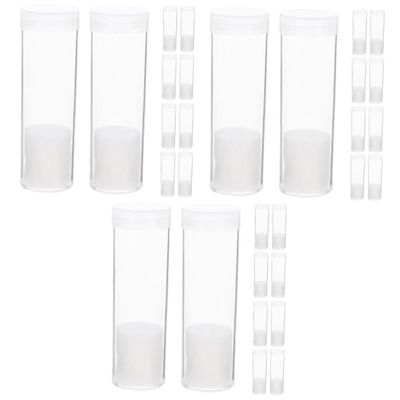 DOITOOL 30pcs Storage Tubes Protectors for Collecting Holders for All Types for Collectibles and Organizing