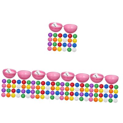 Hemoton 125pcs Fillable Raffle Plastic Game Props for Drawing Activities Lightweight Openable for Parties Festivals and School Events