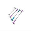 M3 Multi-Size Ball Joint Turnbuckle Threaded Rod Assembly for Model Linkage(Silver-80mm-95mm) view 4