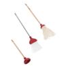 ifundom 1set Dollhouse Miniature Cleaning Kit Realistic Mop Broom Toilet Plunger for Dollhouse Bathroom Accessories and Home Decor Sturdy Easy to Clean Tools for Miniature Scenes view 1