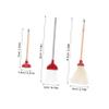 ifundom 1set Dollhouse Miniature Cleaning Kit Realistic Mop Broom Toilet Plunger for Dollhouse Bathroom Accessories and Home Decor Sturdy Easy to Clean Tools for Miniature Scenes view 2