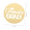 OKUMEYR 10pcs Graduation Cupcake Toppers Elegant Acrylic Cake Decorations for High School Celebrations Stylish Congrats Picks for Graduation Party and Easy to Use view 2