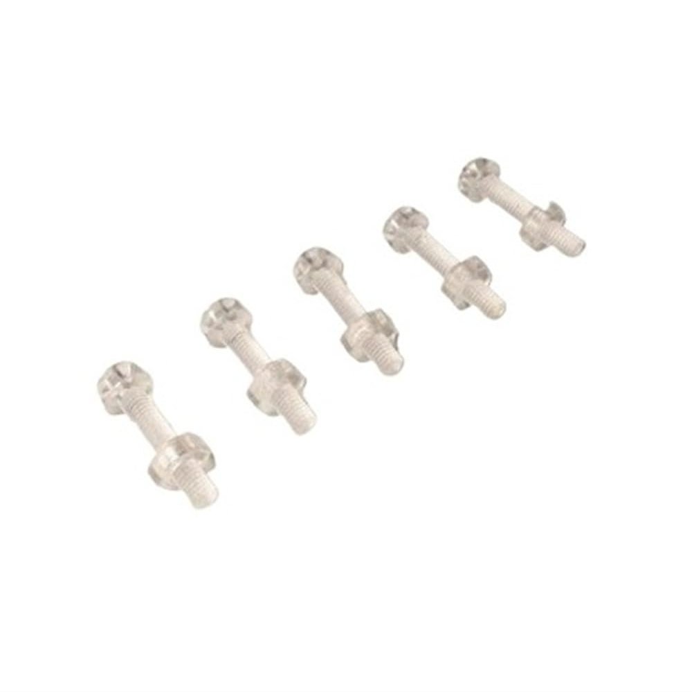 Model Boat Rudder System Protective Screws Acrylic Anti-Collision Screws 5 Pairs