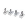 Aluminum Single Water Intake Nozzle, for Simulation Boat Cooling System(4 pc) view 1