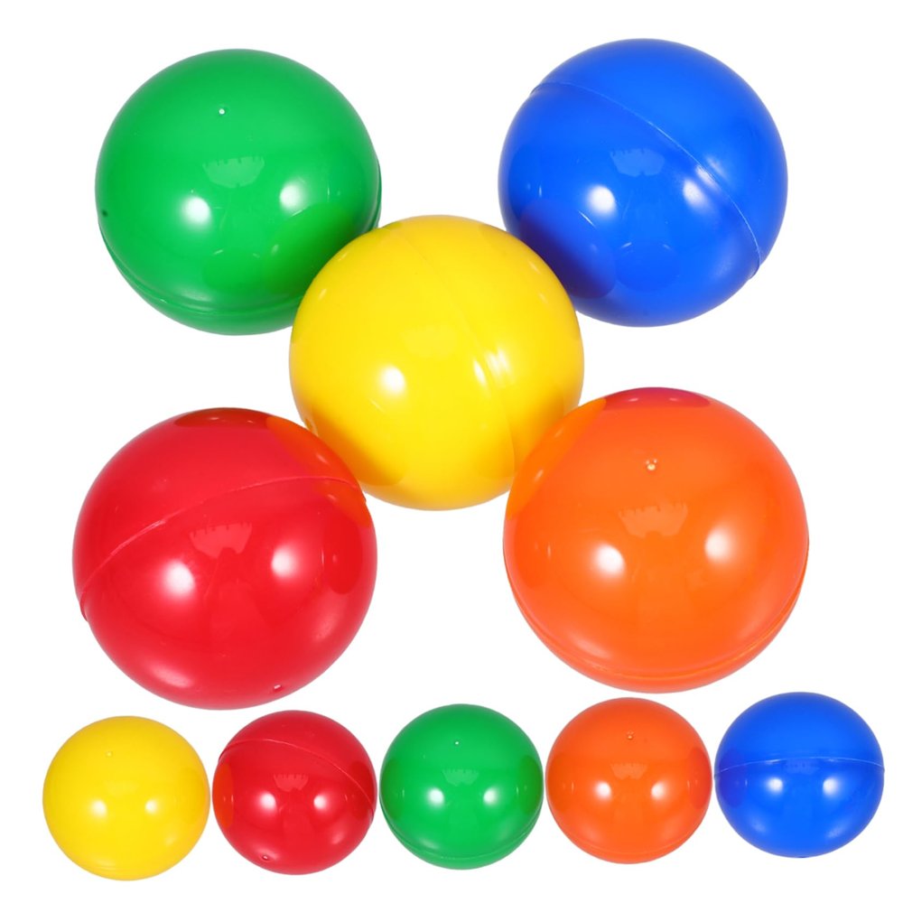 Kisangel 50pcs Bingo Raffle Balls White Balls for Party Games Smooth Portable Design