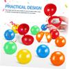 CIMAXIC Event Props 50 Pcs Fillable Raffle Balls Hollow Plastic Colorful Party Toys Bingo Balls for All Occasions view 3
