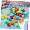 CIMAXIC Event Props 50 Pcs Fillable Raffle Balls Hollow Plastic Colorful Party Toys Bingo Balls for All Occasions view 4
