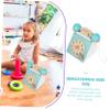 HANABASS Wooden Rotary Dial Telephone Toy Early Education Interactive Plaything for Boys and Girls Parent Bonding Safe and Material for Imaginative Play and Cognitive Development view 3
