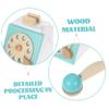 HANABASS Wooden Rotary Dial Telephone Toy Early Education Interactive Plaything for Boys and Girls Parent Bonding Safe and Material for Imaginative Play and Cognitive Development view 4