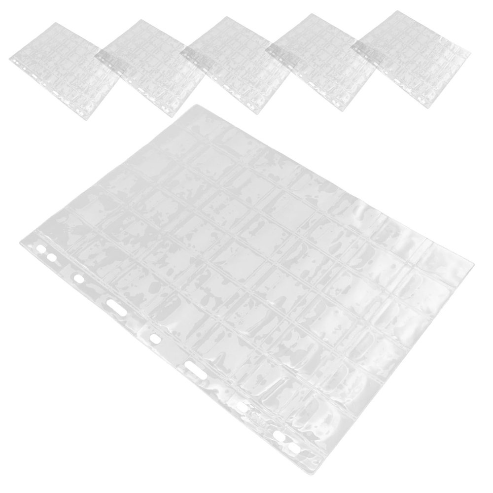 DOITOOL 6sheets Collection Album Replacement Pages Transparent Holder Easy to Use Lightweight Storage for Collectors