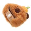 GOOHOCHY Cute Plush Guinea Pig Hat for Dolls Doll Clothes Cape Plush Accessory for Lottie Dress up Hat Cosplay Party Halloween view 1