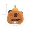 GOOHOCHY Cute Plush Guinea Pig Hat for Dolls Doll Clothes Cape Plush Accessory for Lottie Dress up Hat Cosplay Party Halloween view 2