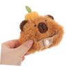 GOOHOCHY Cute Plush Guinea Pig Hat for Dolls Doll Clothes Cape Plush Accessory for Lottie Dress up Hat Cosplay Party Halloween view 4