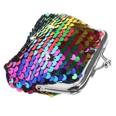 JOINPAYA Colorful Sequin Coin Wallets for Dolls Reversible Mini Purses Compact Party Favor Bags Fun Accessories for Boys and Girls Stylish Doll Play Enhancements for Celebrations
