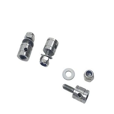 2.0mm Integrated Positioning Regulator Reinforced Type for Model Boat Rudder Servo Linkage Rod(3 pc)