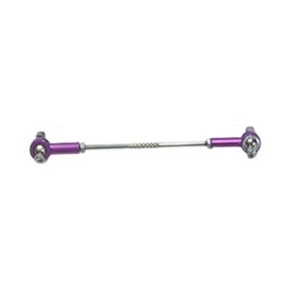 M3 Multi-Size Ball Joint Turnbuckle Threaded Rod Assembly for Model Linkage(Purple-75mm-90mm)