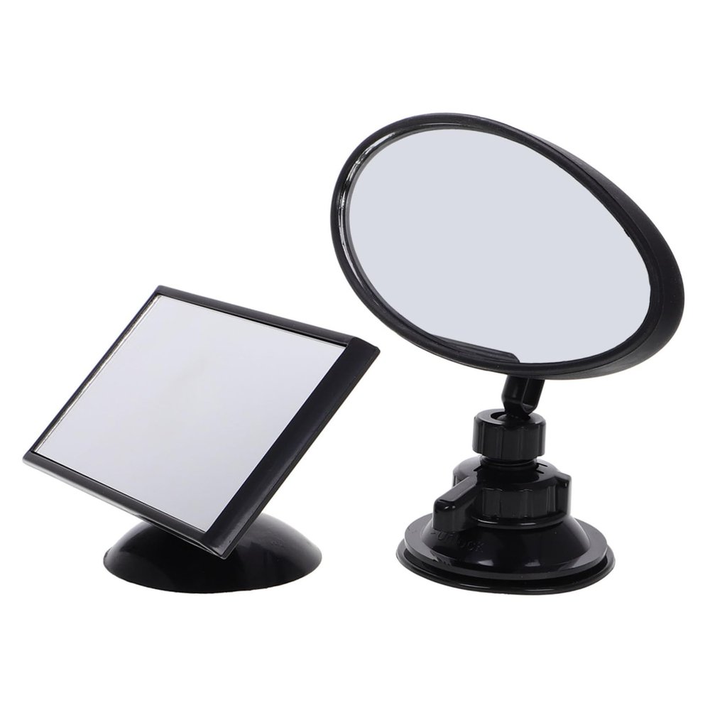 ToysCentral Basics 1 Set Adjustable Car Mirror for Suction Cup Backseat Rearview Mirror for Secure Attachment Easy Installation for Optimal Visibility Vehicle