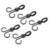 ABOOFAN 5pcs Universal Stroller Hooks Baby Bag Organizer Clip for Stroller Shopping Cart Wheelchair Hooks Plastic Easy Install view 1
