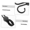 ABOOFAN 5pcs Universal Stroller Hooks Baby Bag Organizer Clip for Stroller Shopping Cart Wheelchair Hooks Plastic Easy Install view 3