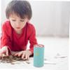 Abaodam Creative Boys and Girls Square Piggy Bank Cartoon Metal Coin Container for Boys and Girls Compact Money Saving Box Fun Design for Student and Saving Money view 3