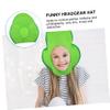 Baluue Funny Avocado Plush Hat for Cosplay Adorable Cartoon Fruit Headwear for Parties Festivals and Photo Props Avocado Cover for Boys and Girls and Adults view 3