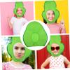 Baluue Funny Avocado Plush Hat for Cosplay Adorable Cartoon Fruit Headwear for Parties Festivals and Photo Props Avocado Cover for Boys and Girls and Adults view 4