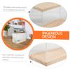 Toddmomy Transparent Display Box for Dolls and Figurines Dust Storage Case Sliding Door for Home Display Organizing Toys and Collectibles view 4