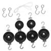 ABOOFAN 4 Sets Student Pulley Experimental Equipment Physics Mechanics Experiment Tool Metal Double Pulleys Kit view 4